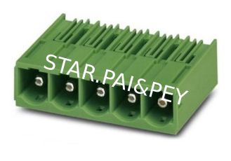 Plug-Terminal Block Socket angle pins Pitch :10.16 mm / 0.4 in