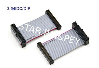 2.54IDC/DIP strip cable pitch 1.27mm header pins -26P or 50P or 34P by customer