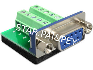 Terminal block Adapter DB9 Male / Female terminal block adapter pitch 3.81mm by customer