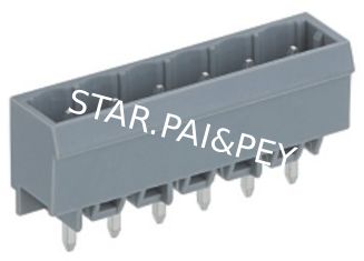 Male connectors with solder pins Pitch: 5.0mm/0. 197 in