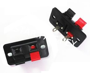 Right Angel Speaker Terminal Clip Connector 2 Positions Audio Cable Push Button Type