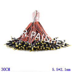 5.5mm x 2.1mm 10 inch (30cm) DC Power Pigtail Extension Cable Female