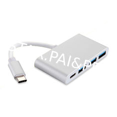 UBS 3.1 Type-C to 3 Ports USB 3.0 USB-C HUB Adapter OTG Cable High Speed Converter
