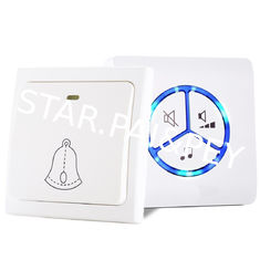 No Battery Wireless Door Bell Waterproof Plug-in Wall Socket Push Switch Button Doorbell 85V - 265V AC