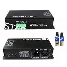 DC12V~24V RGB RGBW 3CH 4CH DMX512 Decoder with Digital Display DMX to PWM Led Strip Dimmer
