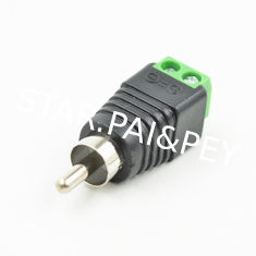 UTP Cat5/Cat6 Cable Audio/Video AV Male RCA to Screw Terminal Blocks