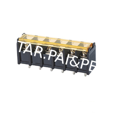 8.25mm/0.325' in Pitch PCB Barrier Terminal Block dip 180°  with cover 300V/20A With Approve Connector
