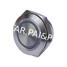 Push button switch 16mm flattest metal Momentary waterproof 12V