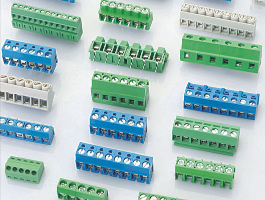 Wire Protector Terminal Block /Socket with  3.50mm  2 to 24 Poles vertical PCB board