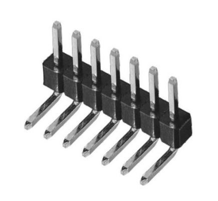 Single Rows angle Male 2.54mm Breakable Pin Header connector