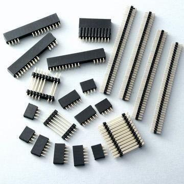 Single Rows angle Male 2.54mm Breakable Pin Header connector