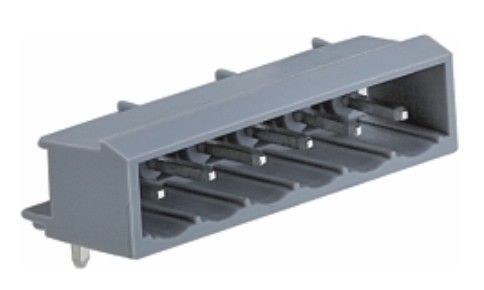 Male connectors with right angle solder pins Pitch: 5.0mm/0. 197 in