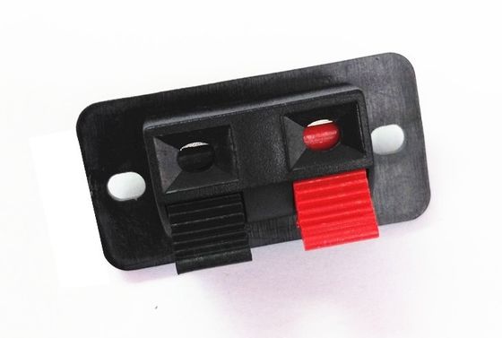 Right Angel Speaker Terminal Clip Connector 2 Positions Audio Cable Push Button Type