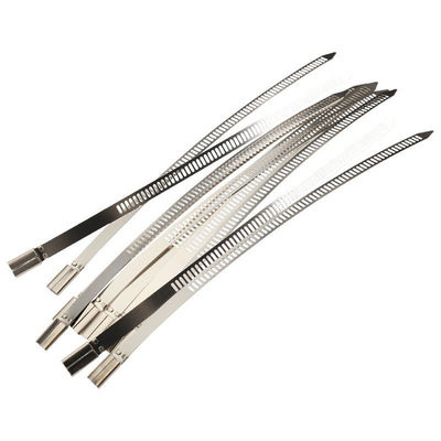 7mm x 200mm Stainless Steel Self-locking Ladder Shape Cable Wire Zip Ties