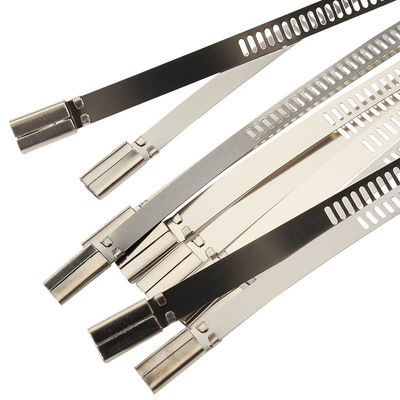 7mm x 200mm Stainless Steel Self-locking Ladder Shape Cable Wire Zip Ties