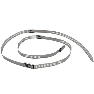 7mm x 200mm Stainless Steel Self-locking Ladder Shape Cable Wire Zip Ties
