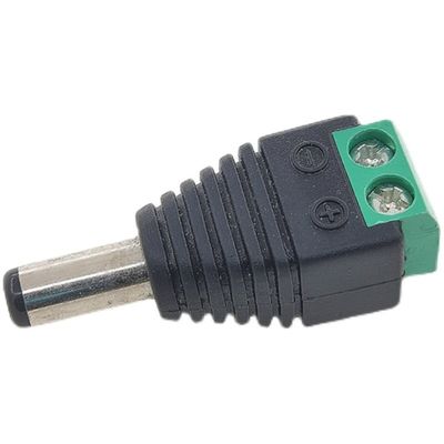 5.5mm x 2.1mm Male Jack DC Power Adapter for CCTV Camera LED Strip Lights