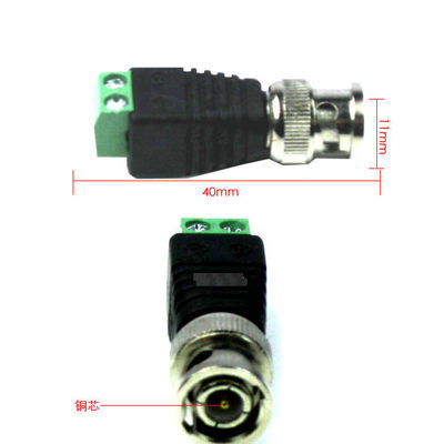 Screw Terminal Blocks Coaxial Cat5 to BNC Male Video Balun Connector