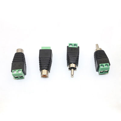 UTP Cat5 Cat6 Cable Audio Video AV Female RCA to Screw Terminal Blocks