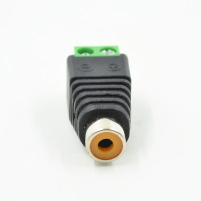 UTP Cat5 Cat6 Cable Audio Video AV Female RCA to Screw Terminal Blocks