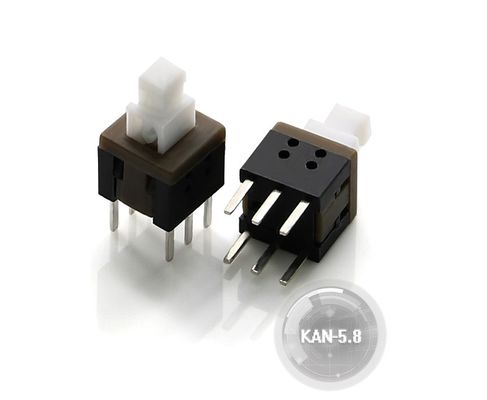 High quality 6 pin push button switch key switch KAN-5.8 KAN Dip Switc