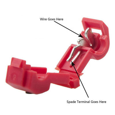 T-Type connector Quick Connecting Electrical Terminal Scotch Lock Quick Splice Wire Connector