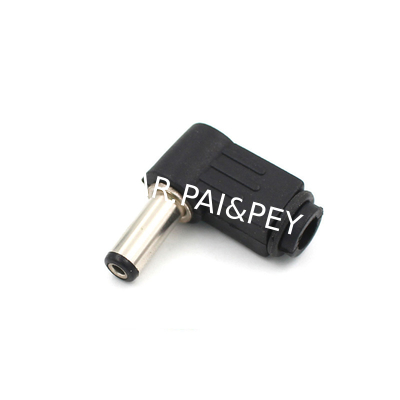 Connector jack right angle,L shaped dc plug