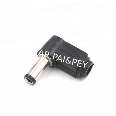 Connector jack right angle,L shaped dc plug