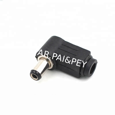 Connector jack right angle,L shaped dc plug