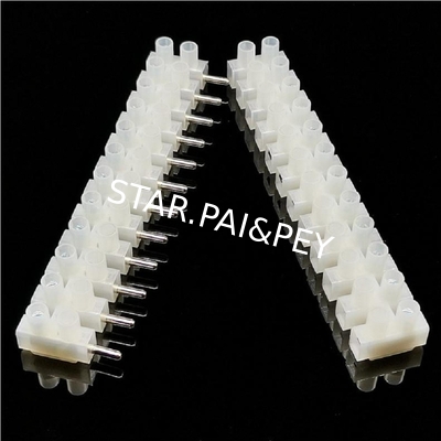 FeedThrough Male & Female screw terminal block LED lighting lamp connector | Pitch: 10.00mm | Part No.PH10FM