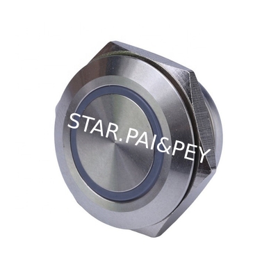 Push button switch 16mm flattest metal Momentary waterproof 12V