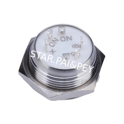 Push button switch 16mm flattest metal Momentary waterproof 12V
