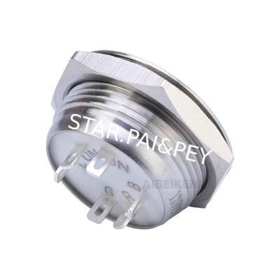 Push button switch 16mm flattest metal Momentary waterproof 12V