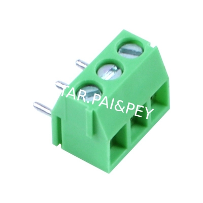 3.96mm/0.156'in Pitch terminal block pin dip 90°| Pitch: 3.96mm | Part No.511-3.96-203
