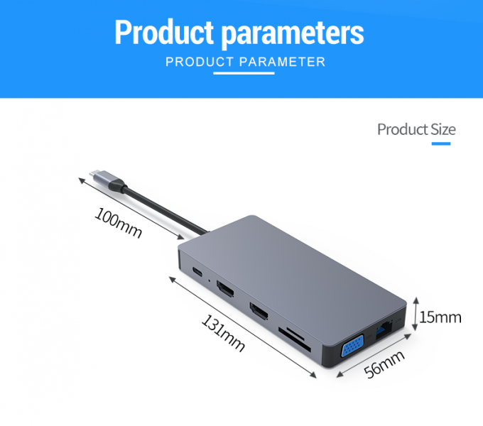 Type-c hub 12 in 1 5gbps usb hub 3.0 tf sd card reader 4k@30hz vga hdtv converter ethernet rj45 connector 100w pd for ma 4